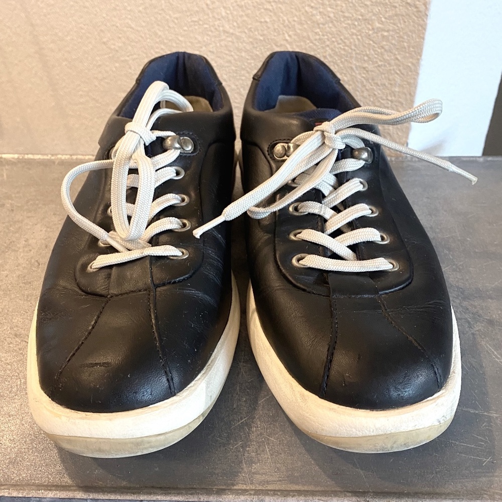 Women's Salvatore Ferragamo For Nautor Challenge Black Boat Shoes